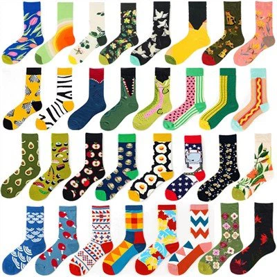 Chaussettes heureuses unisexes