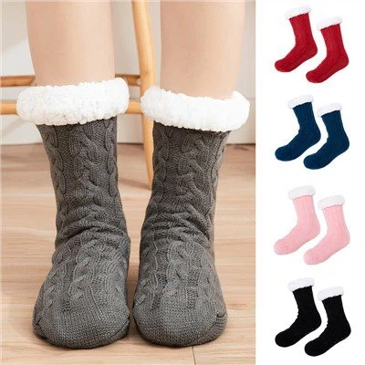 Femmes Fuzzy Winter Warm Fluffy Soft Home Chaussettes