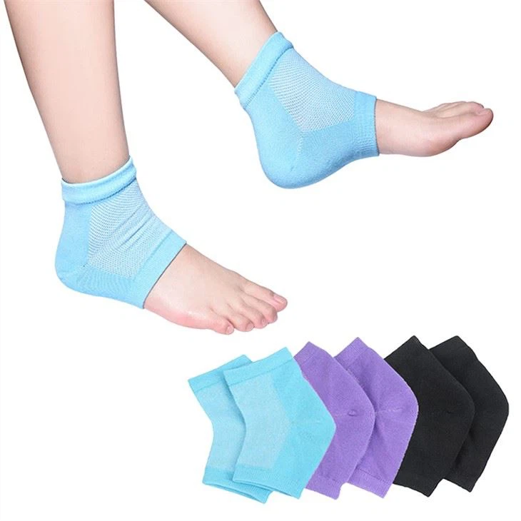 Chaussettes hydratantes au talon Chaussettes à bout ouvert