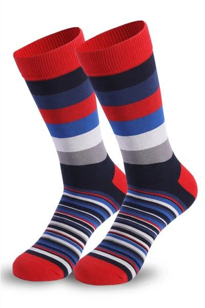 Chaussettes colorées amusantes