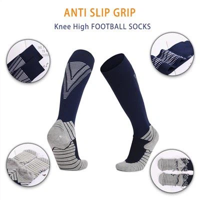 Chaussettes de sport antidérapantes sur le mollet