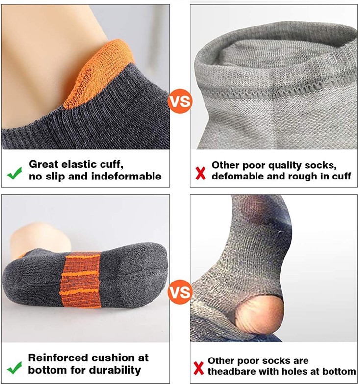 Sport Socks Cushioned Low Cut Sports Socks